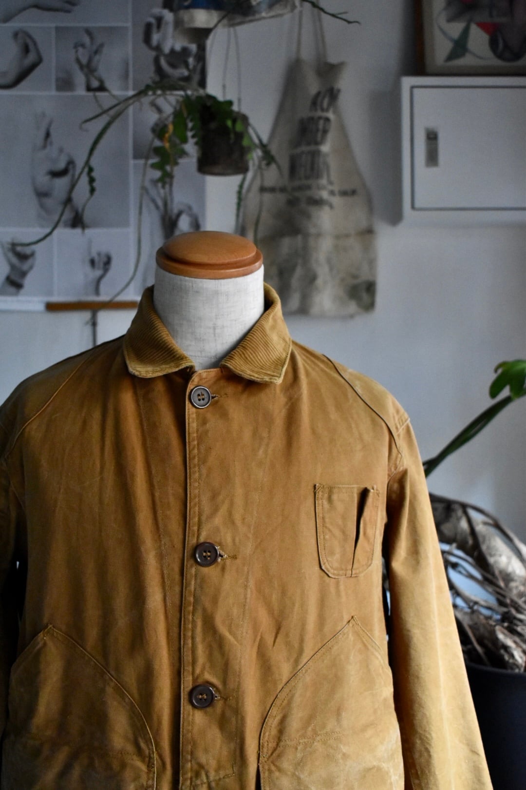 30's- vintage “hunting jkt“ “DRYBAK“ | KEY WEB STORE