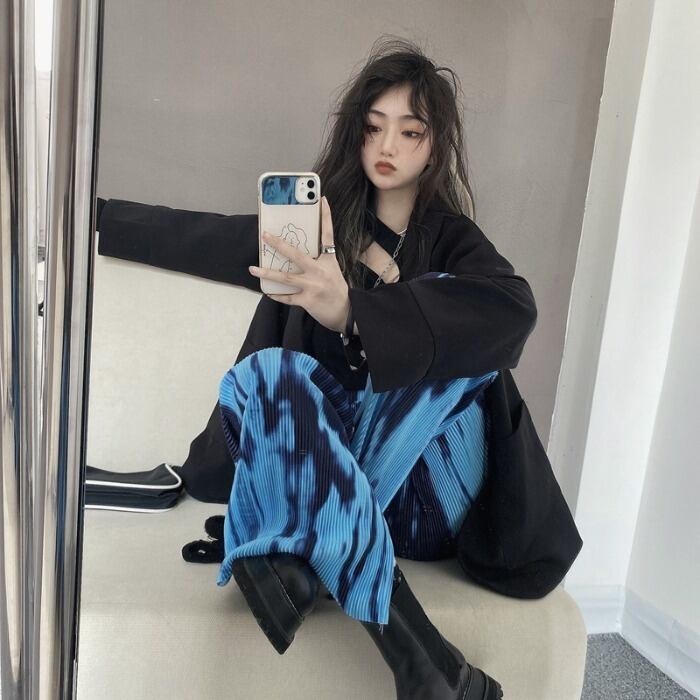 スタイルルーズカジュアルパンツ スプリングサマー薄手 ストリート 春物 夏物 ケッペル95003132500