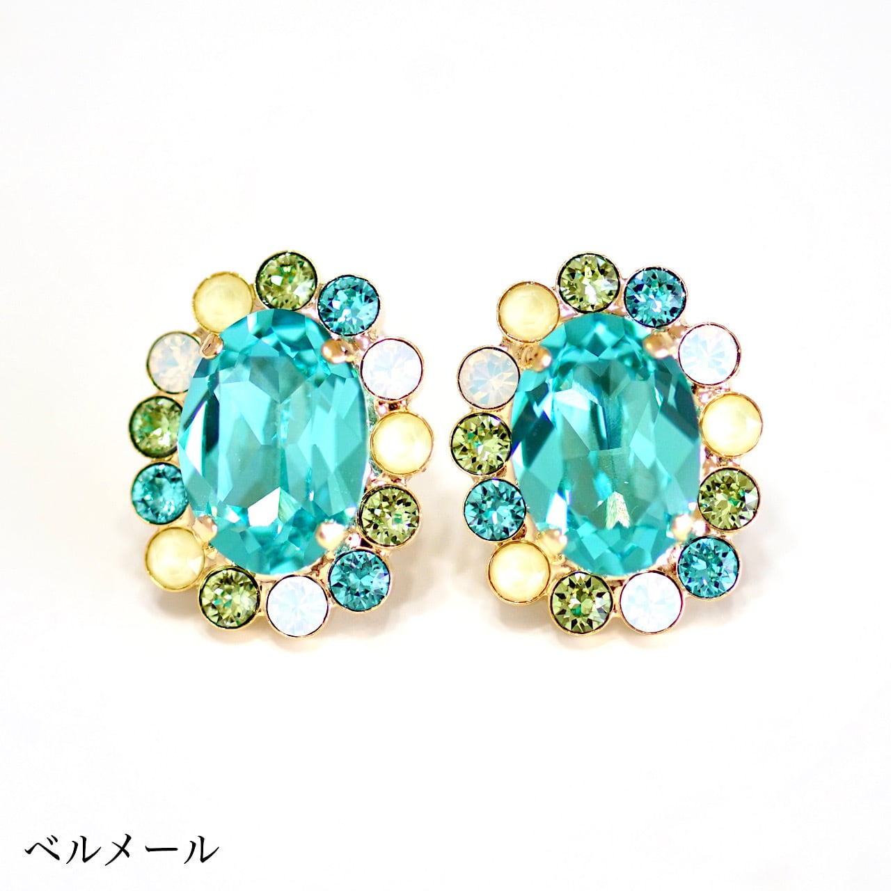 エイプリルキャンディ オーバルピアス | MAKI NUMOTO (マキ ヌモト
