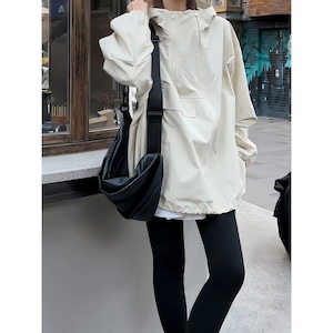 フーデッド オーバーブルゾン 2color【S-3XL】 RA3445