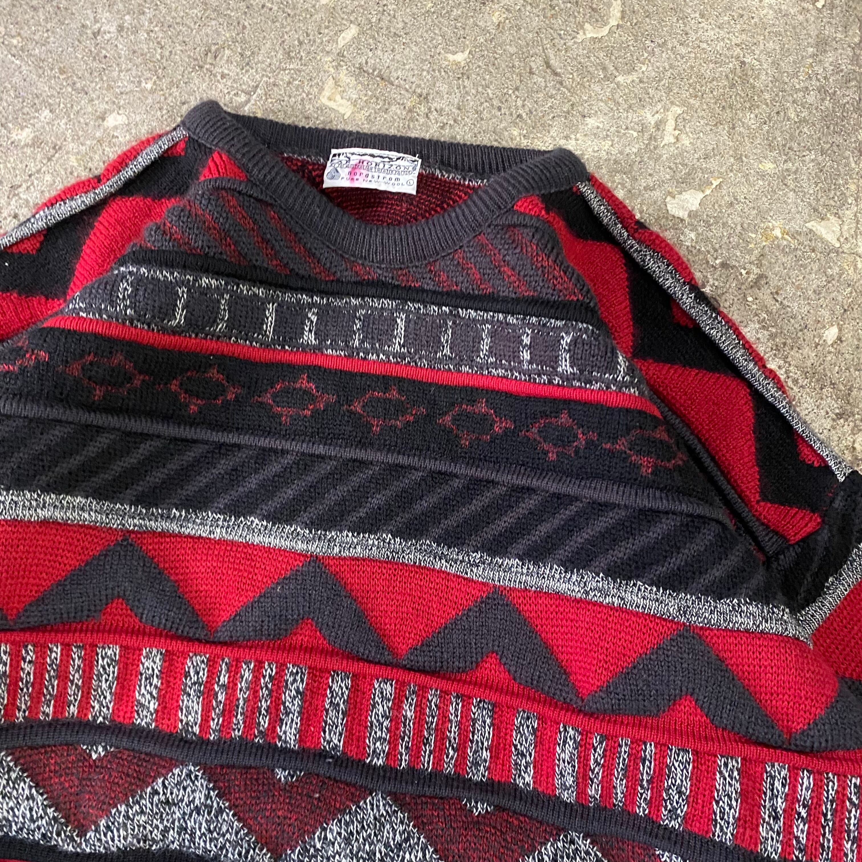 old Far Horizons 3D pattern knit | What