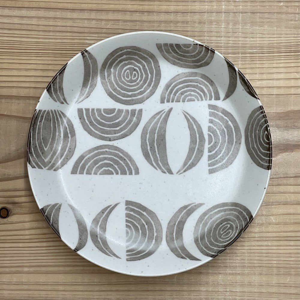 北欧スタイル 美濃焼 食器 6点 ペアセット 2人用 恵の器 タマネギ柄