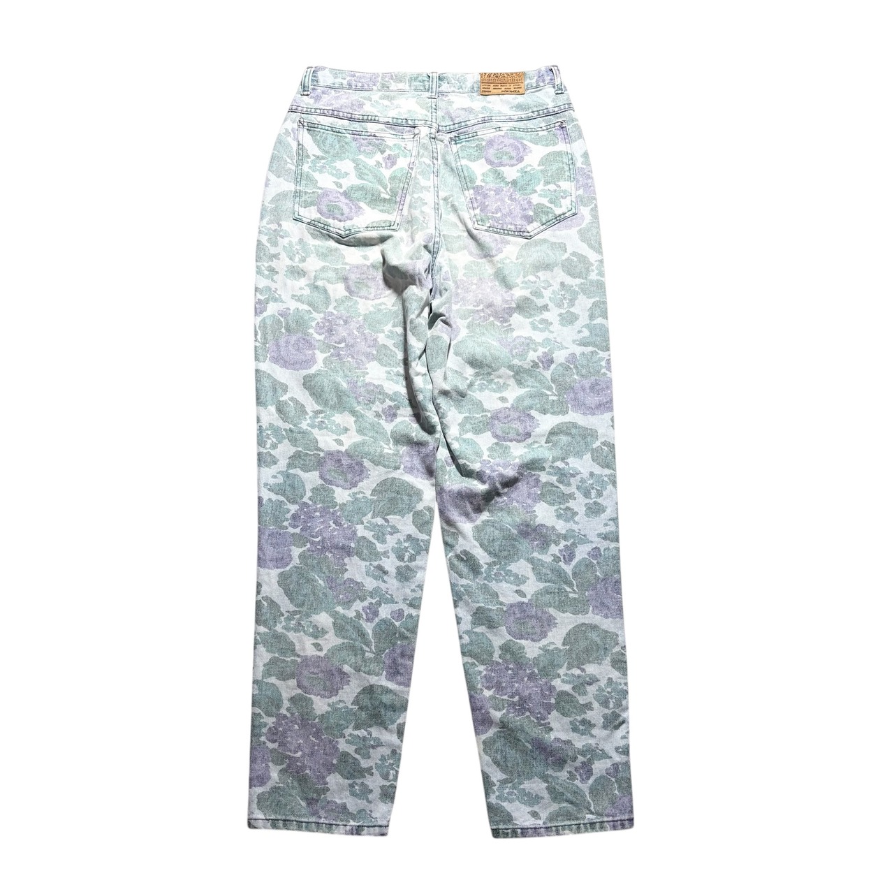 FORENZA botanical print denim pants