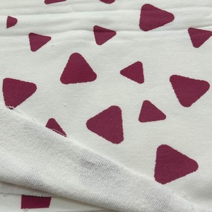 ★NY355 ◆1m◆綿100%裏毛ニット生地◆オリジナルプリント