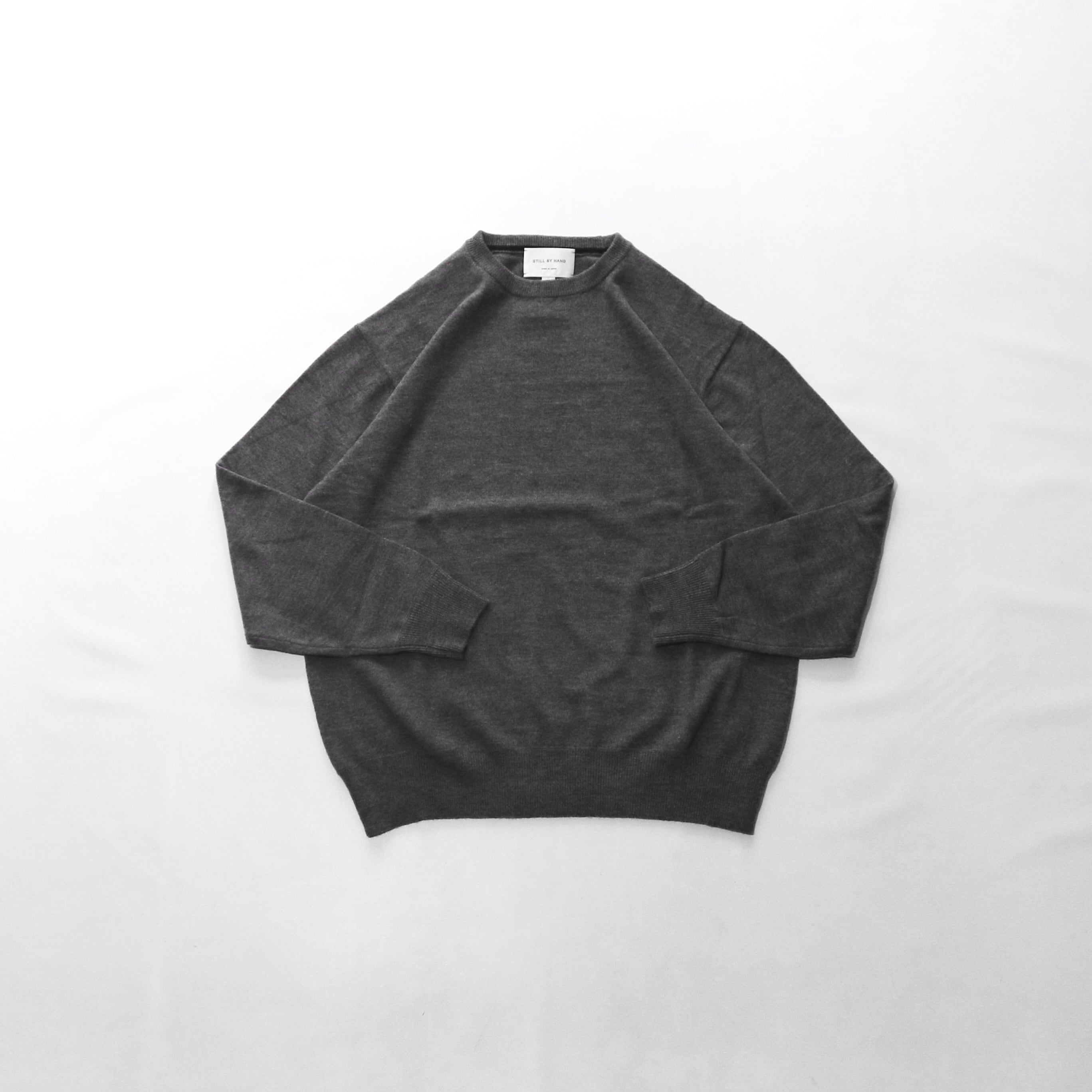 【STILL BY HAND スティルバイハンド】SILK WOOL KNIT PULLOVER シルクウールニットプルオーバー KN03253 (2COLORS)