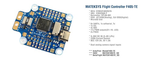 MATEKSYS FC F405-TE