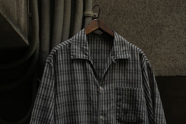 Utah / 60’s “unknown” shark collar pattern shirt