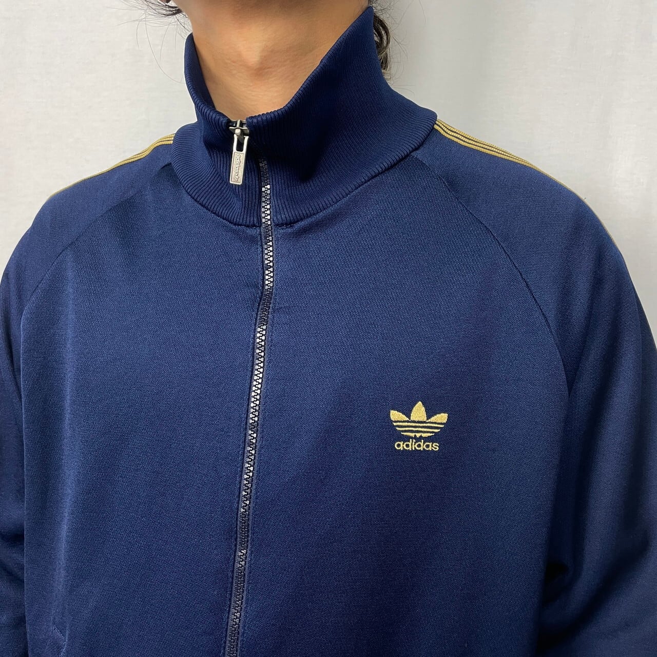 年代 DESCENTE製 adidas アディダス ジャージ トラックジャケット