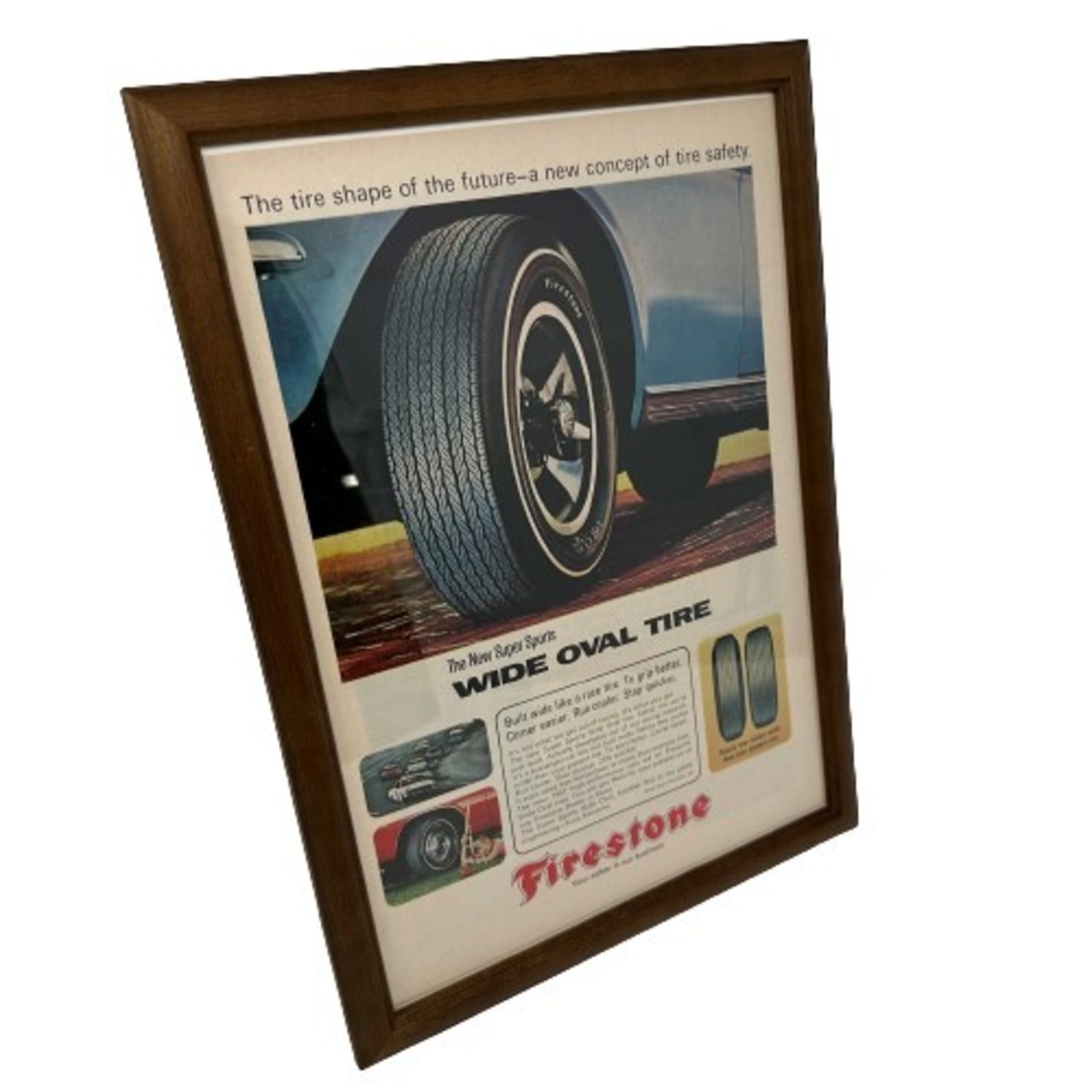 中古】1967 Firestone Vintage Print Ad ファイヤーストーン 