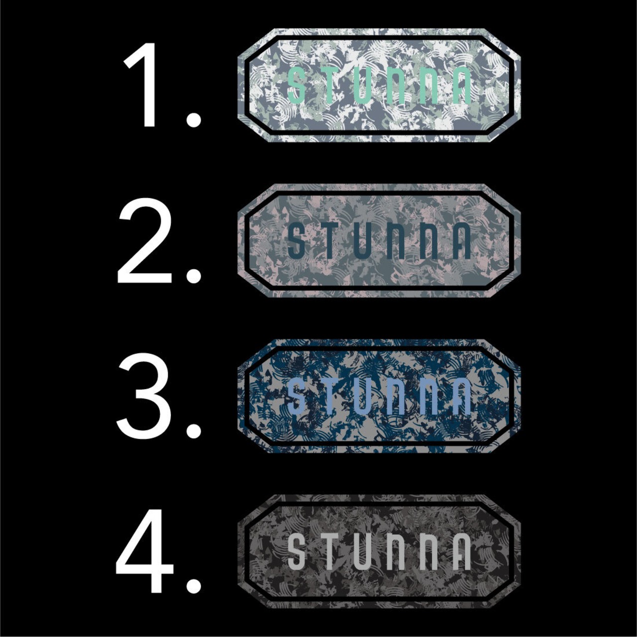 Camo Box logo T-shirts ブラック ※ロゴ色選択可能