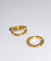 METALLIC DOUBLE RING /020352