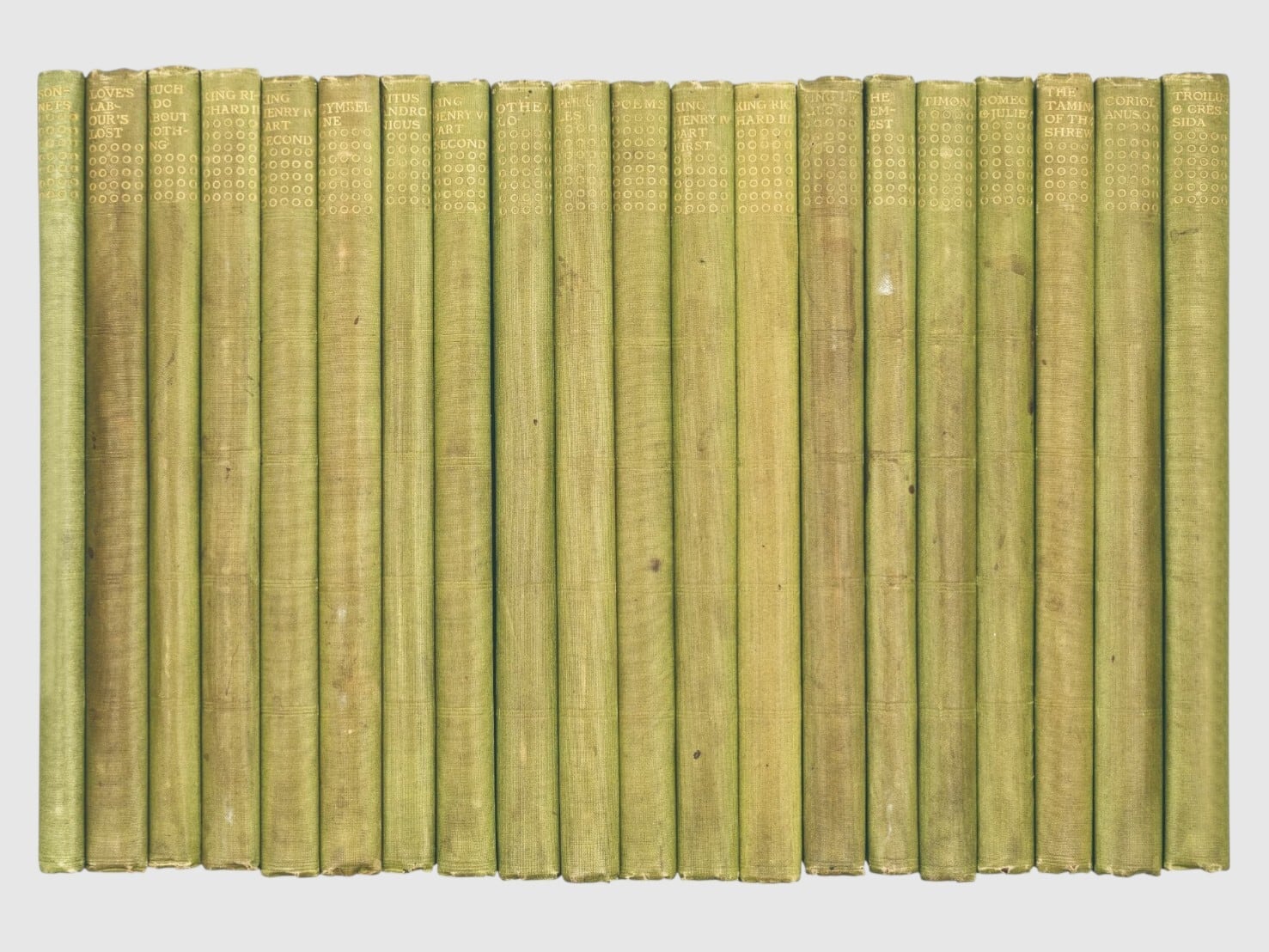 【RL171】【LIMITED EDITION】The Vale Shakespeare: Works, Complete set in 39 volumes. (1900-1903) /William Shakespeare