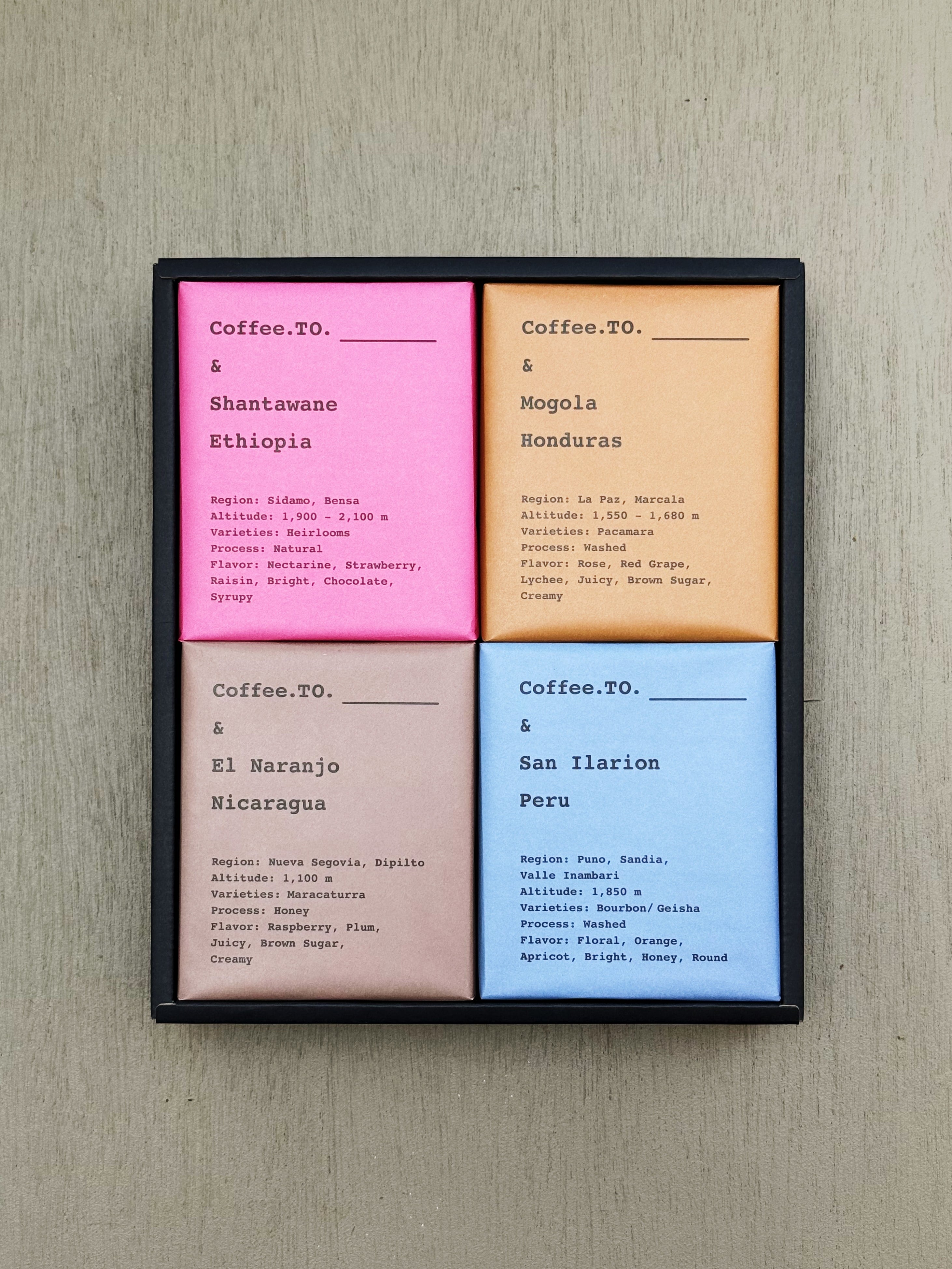 ちょっと良いコーヒーギフト/ 豆2種とドリップバッグコーヒー2種