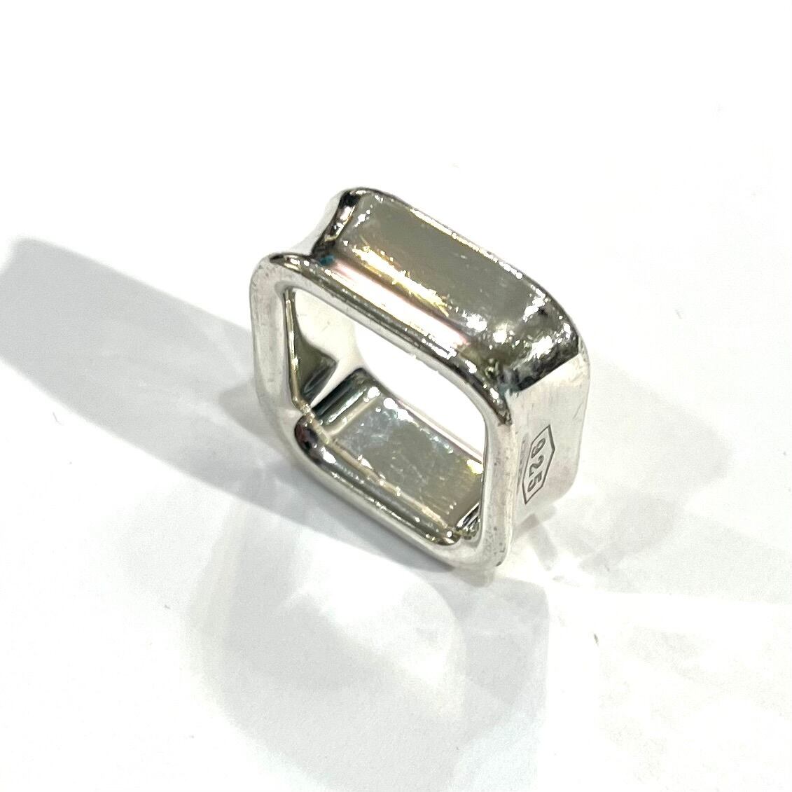 TIFFANY&CO.】【5.5-6号】2603 T&CO 1837 スクエアリング／シルバー925