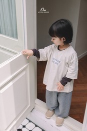 韓国子供服 / ONU / 26Autumn / レタリングTシャツ / 秋服 *12M~XL *