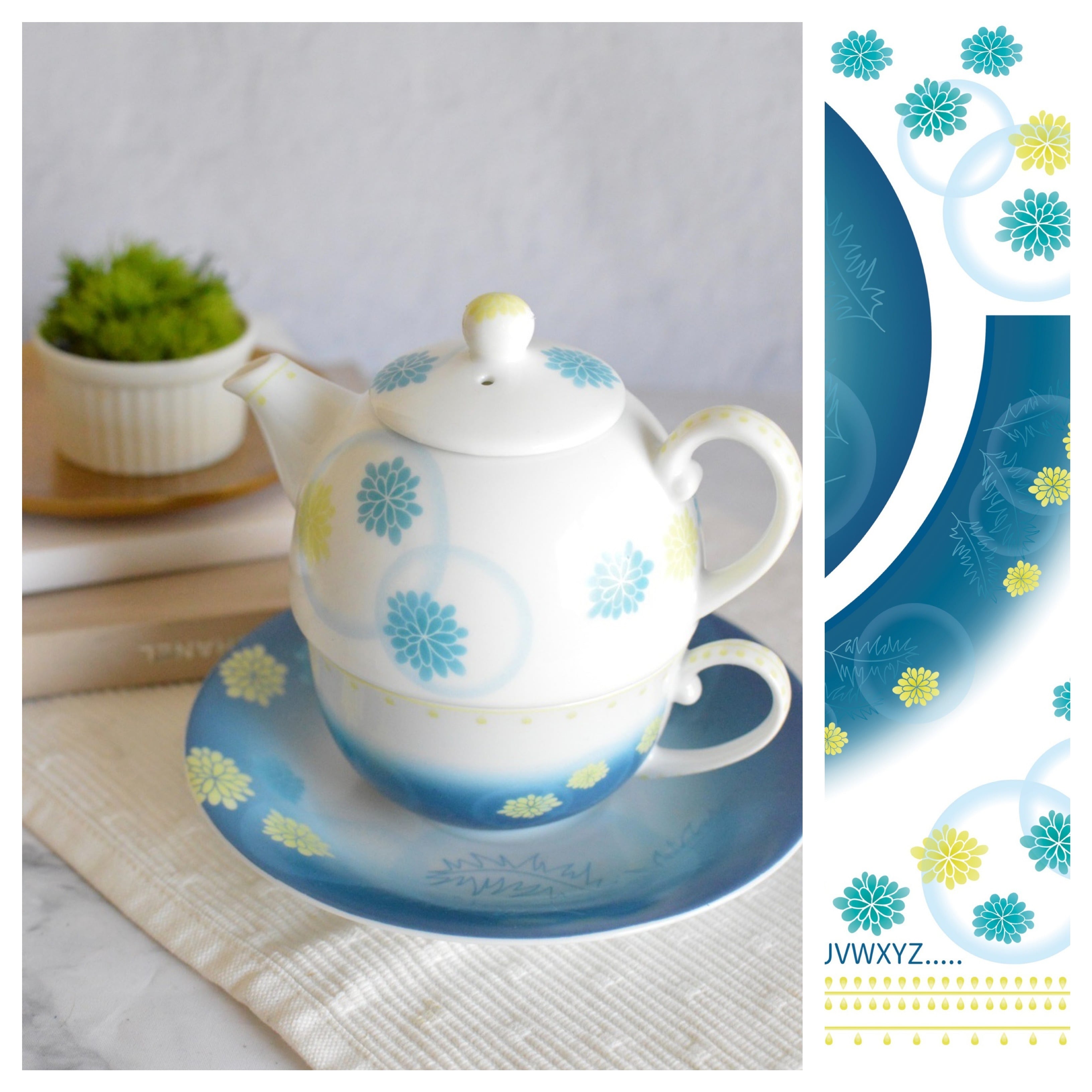 Dandelionタンポポ【eri.b】 | ポーセラーツ オーブンポーセ 転写紙