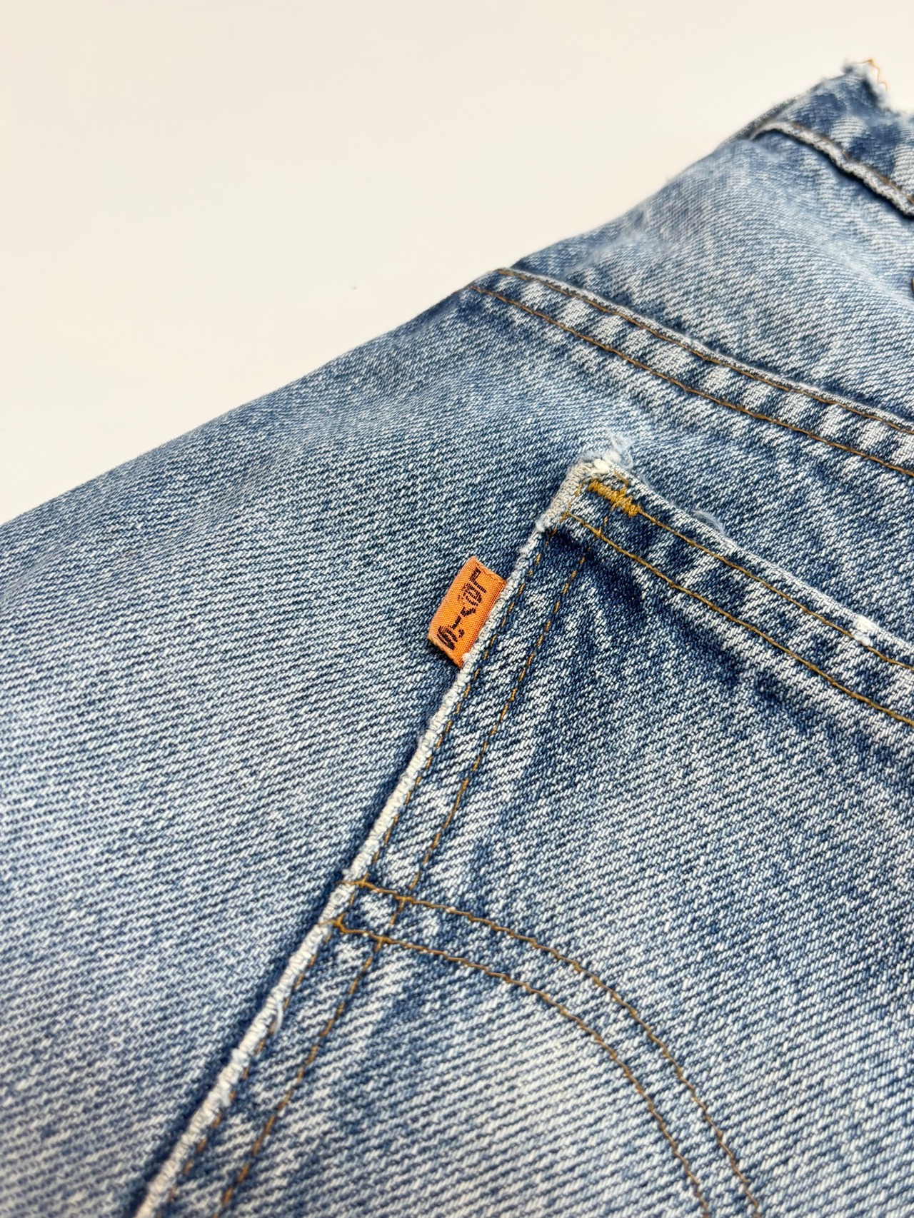 80s Levi’s 517 BOOT CUT DENIM MADE IN USA Size W34L31→W33.5L29.5