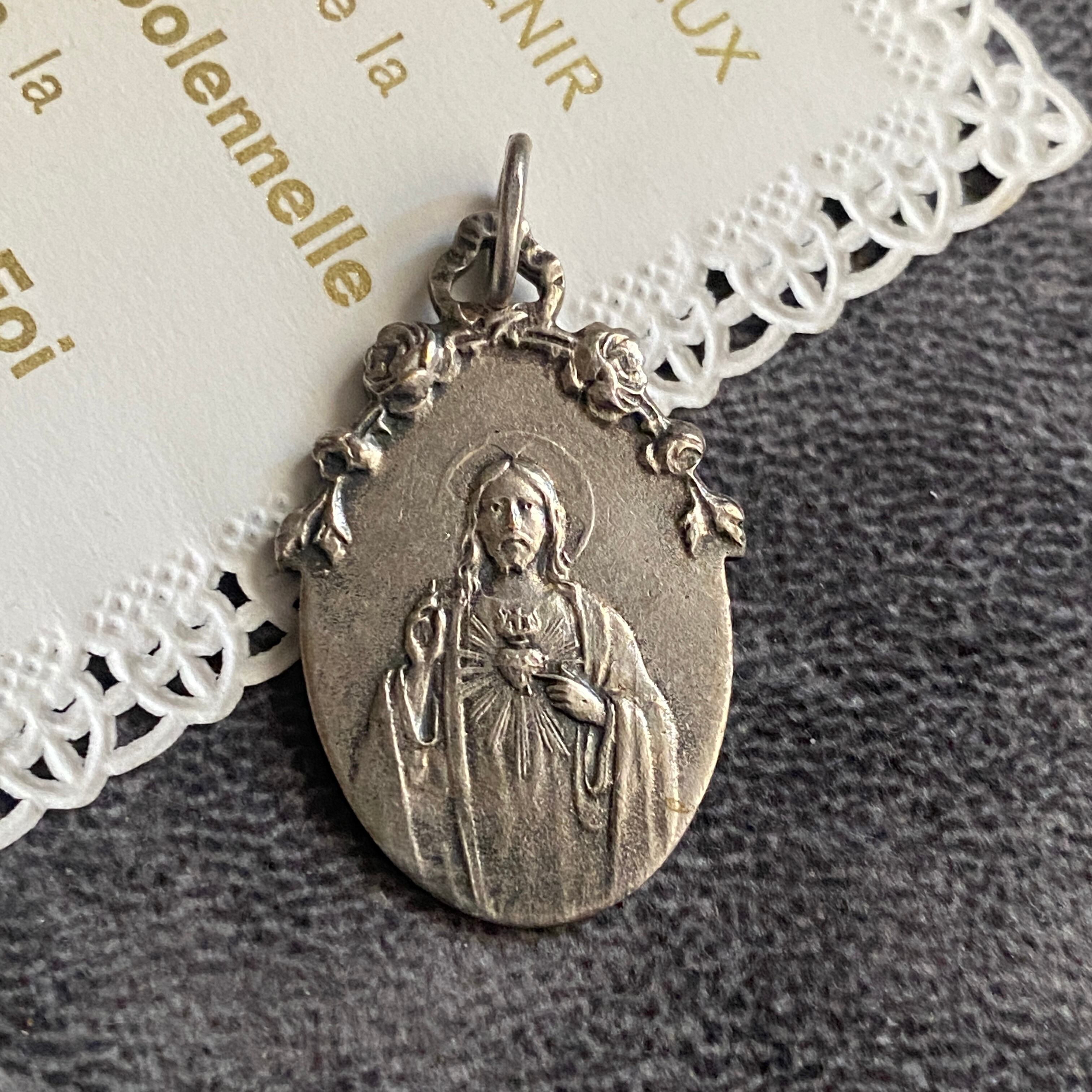Antique medaille Mary