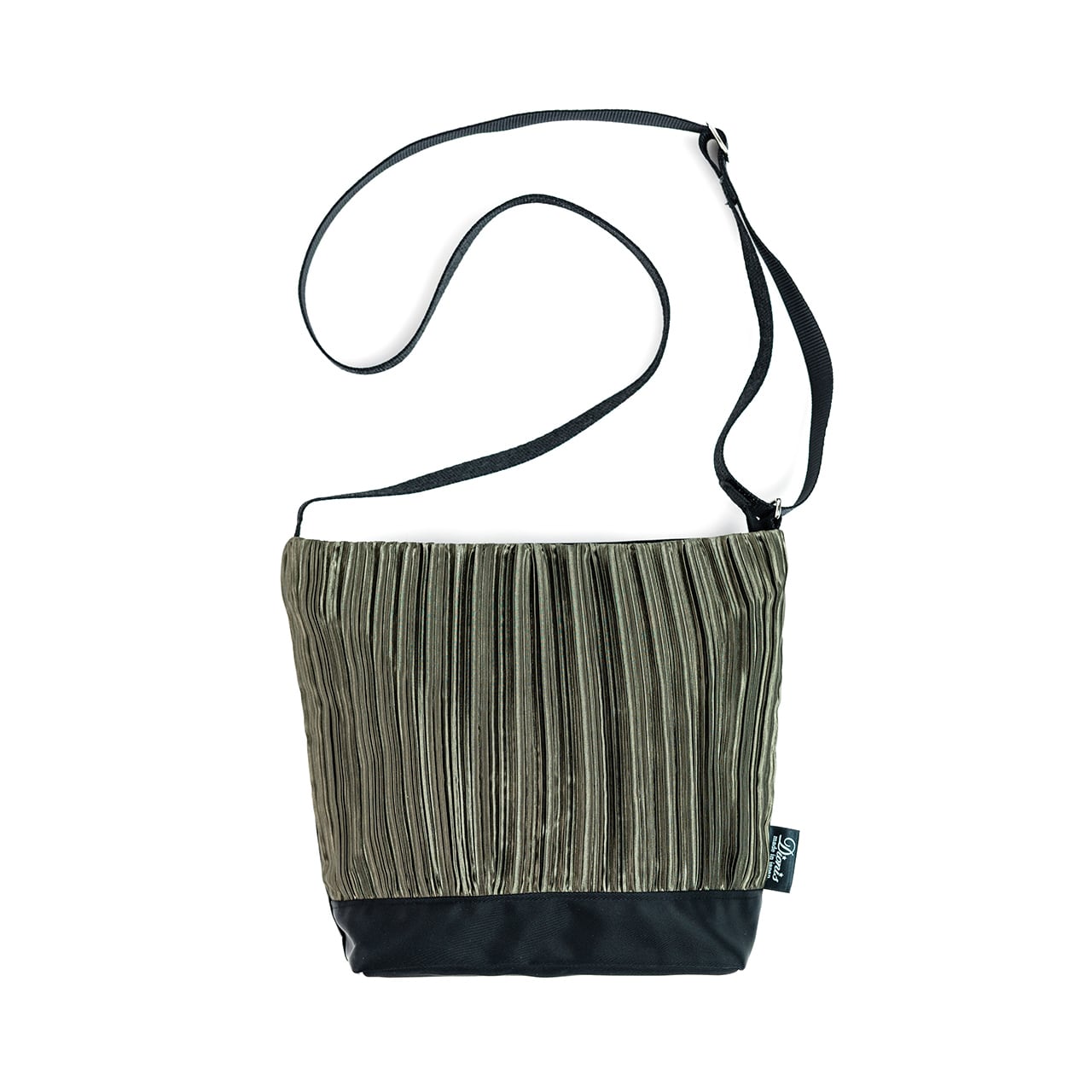 カラフルプリーツシャインショルダーバッグ(DSP-S910)#153ダークグリーン