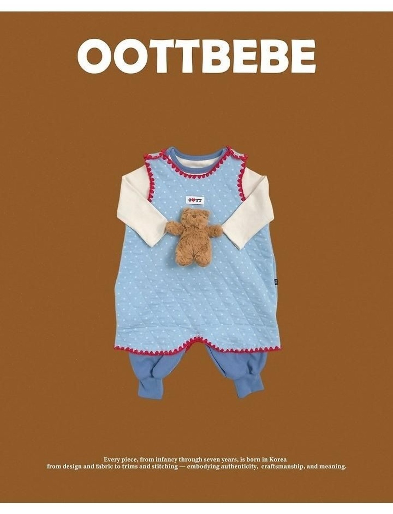 韓国子供服 / 26winter / oottbebe / メロベベスリーパー / キッズ / 冬服 *S~L*