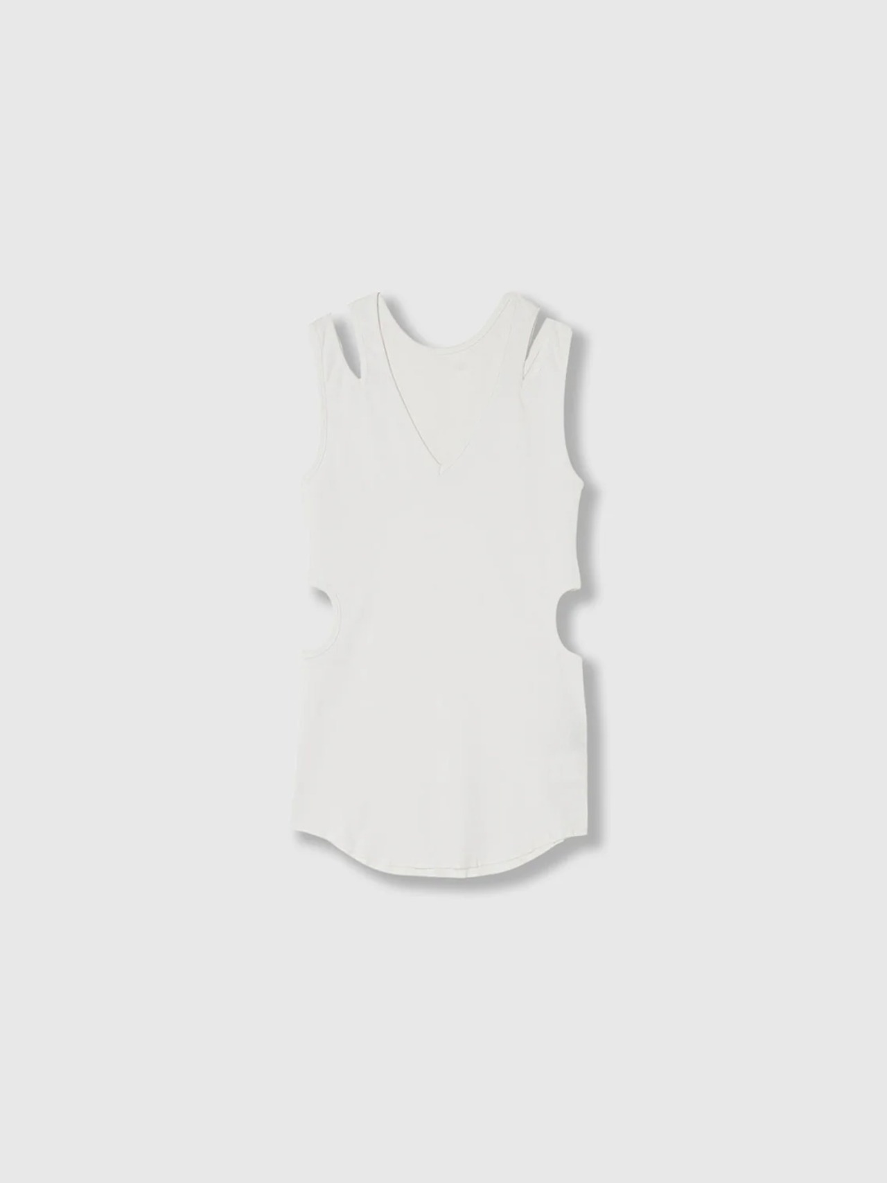 【26SS】THINGS THAT MATTER シングスザットマター / タンクトップ / NOTCH DESIGN TWO-WAY TANK TOP - 11