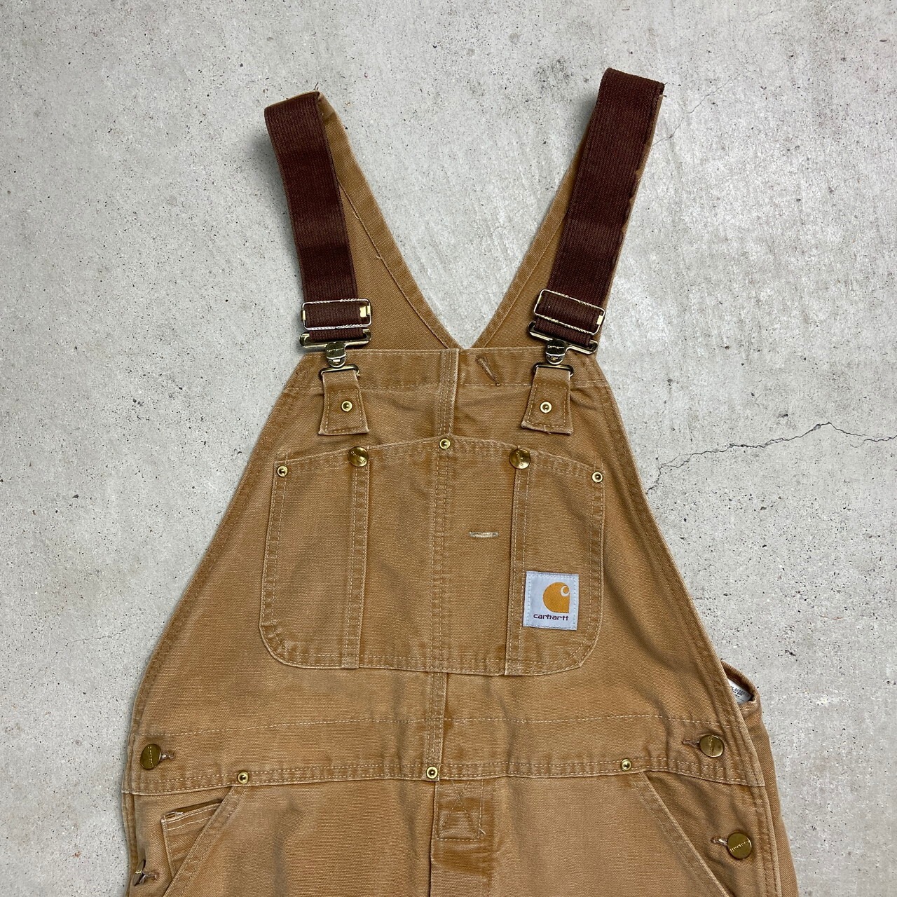 90年代 USA製 Carhartt カーハート ダック地 オーバーオール 