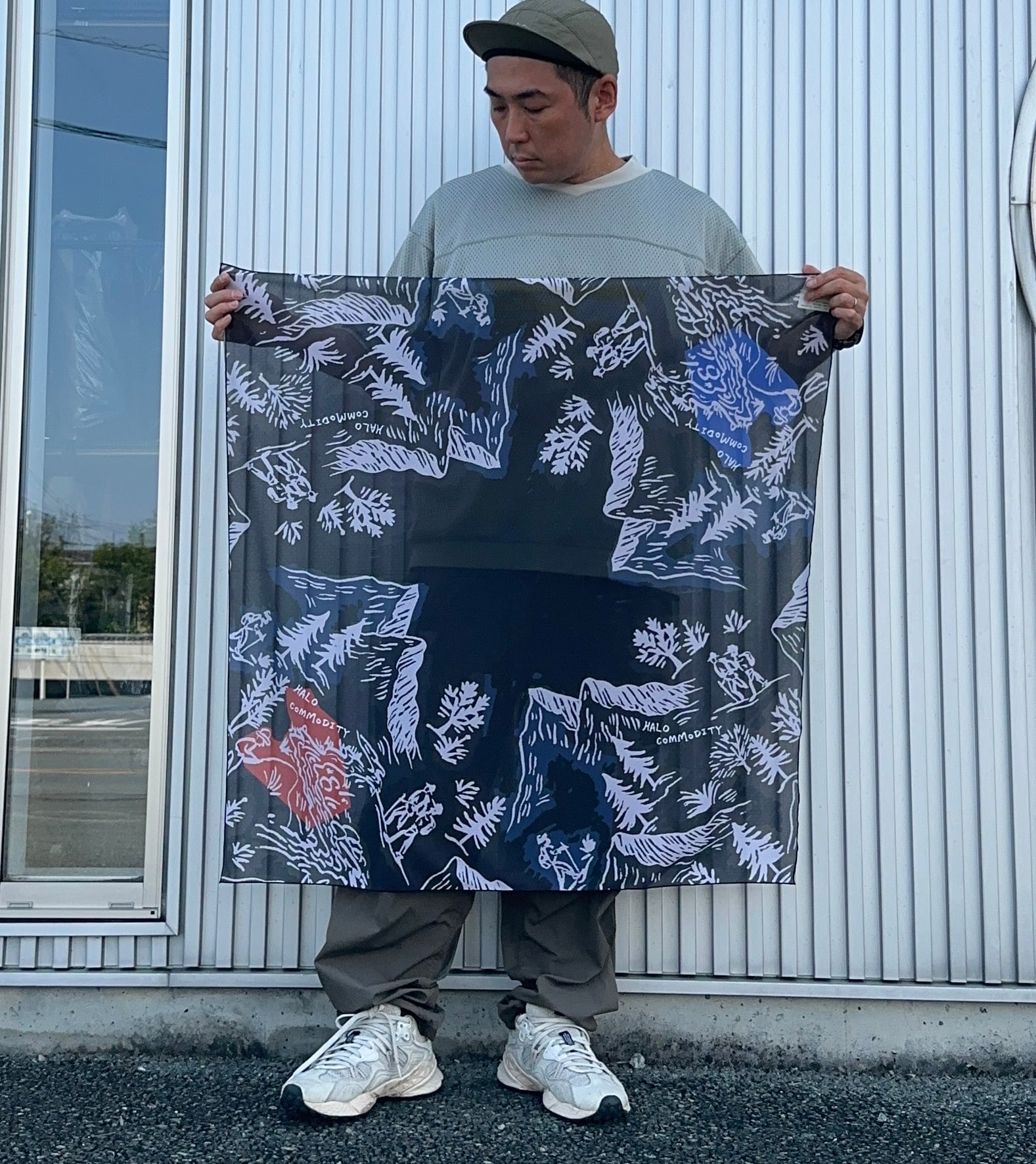 Halo commodity 大判バンダナ Bucktrail Wrap HL-1123【INSPEC LINE