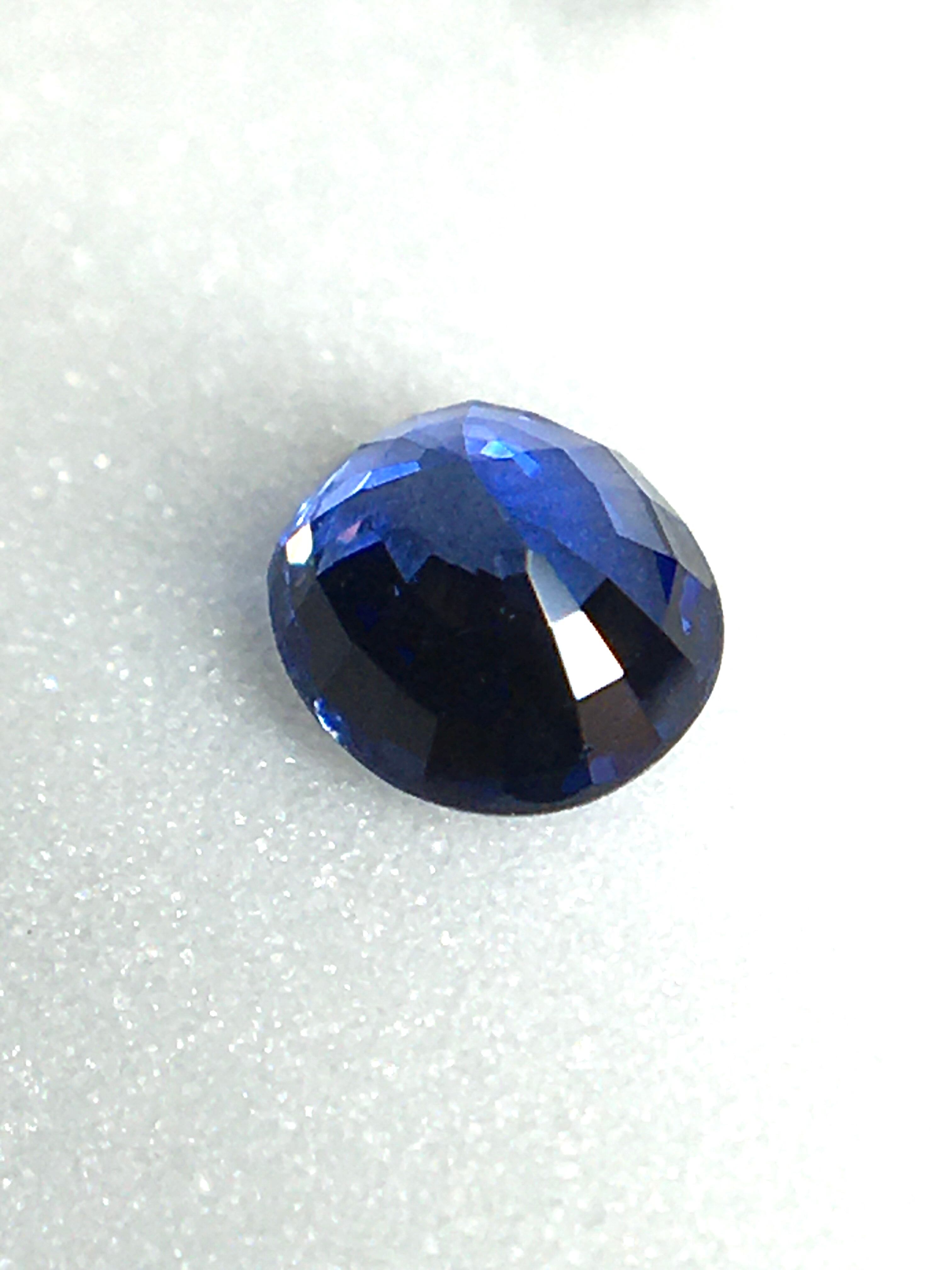 矢車菊の”蒼” 0.3ct UP 天然 ブルーサファイア ルース | Frederick's