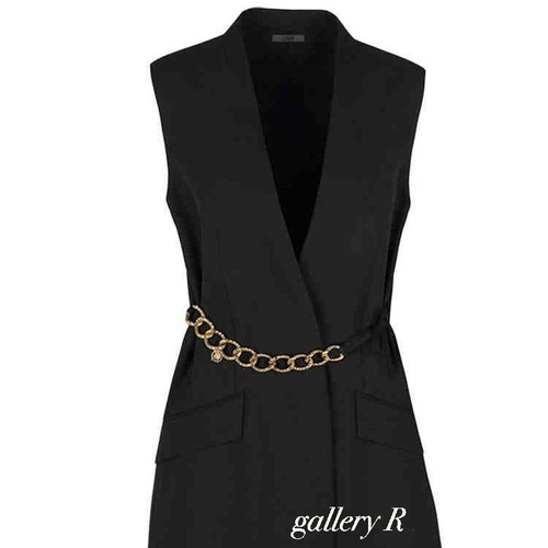 ジレジャケット　ジャケット　Vネックノースリーブ　ベスト