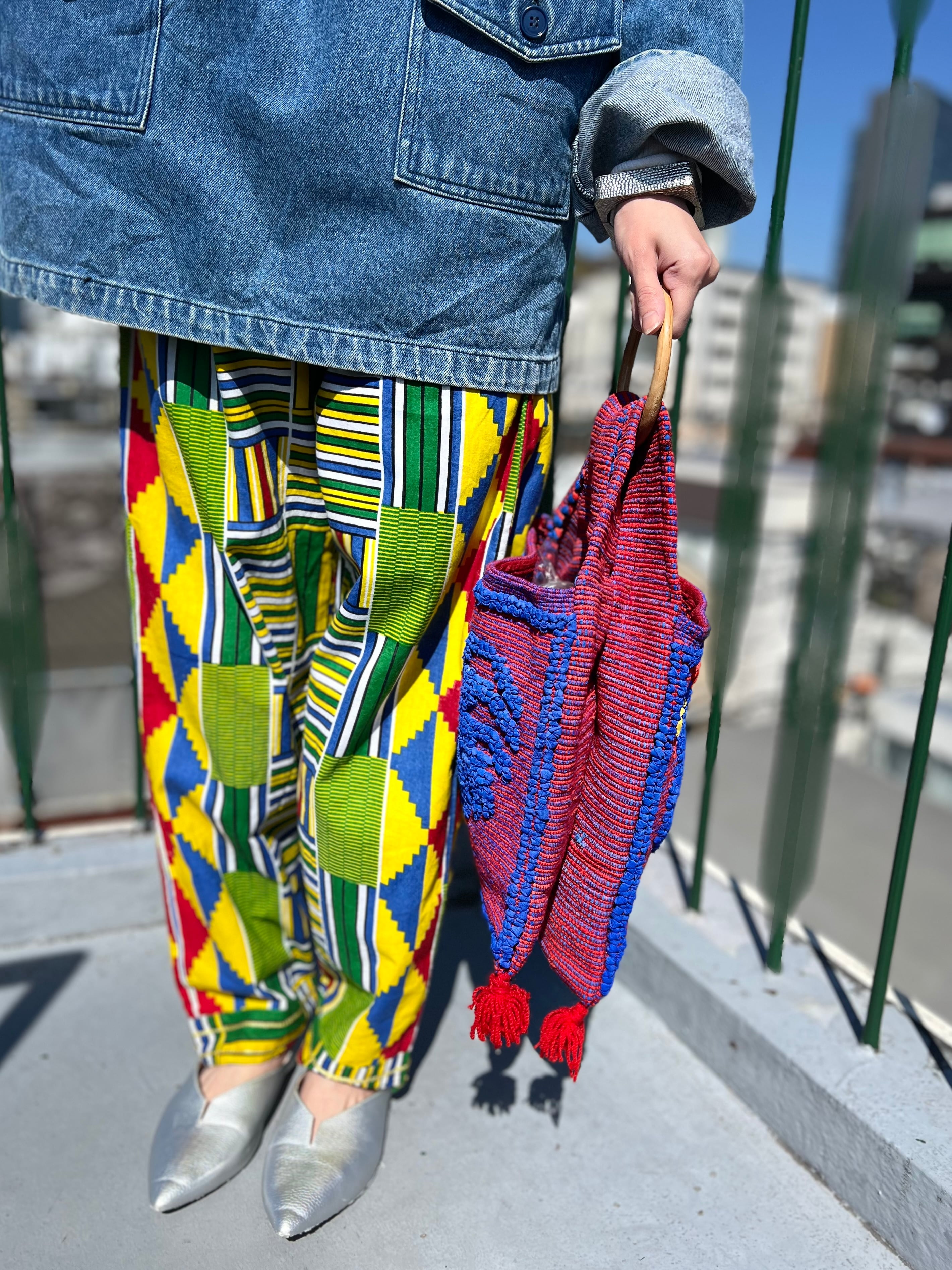 Vintage handmade bird bag ( ヴィンテージ ハンドメイド 鳥 × ウッド