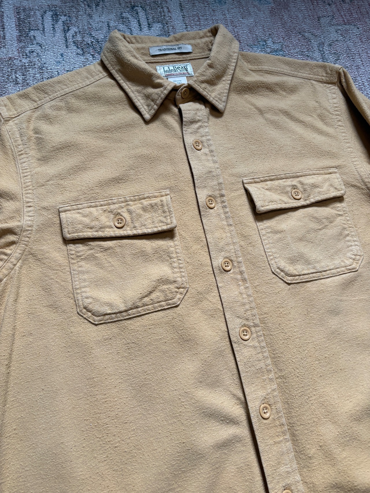 L.L.BEAN /  chamois cross shirts / REMAKE