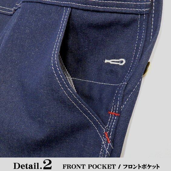 34インチ Dickies ディッキーズ オーバーオール サロペット デニム