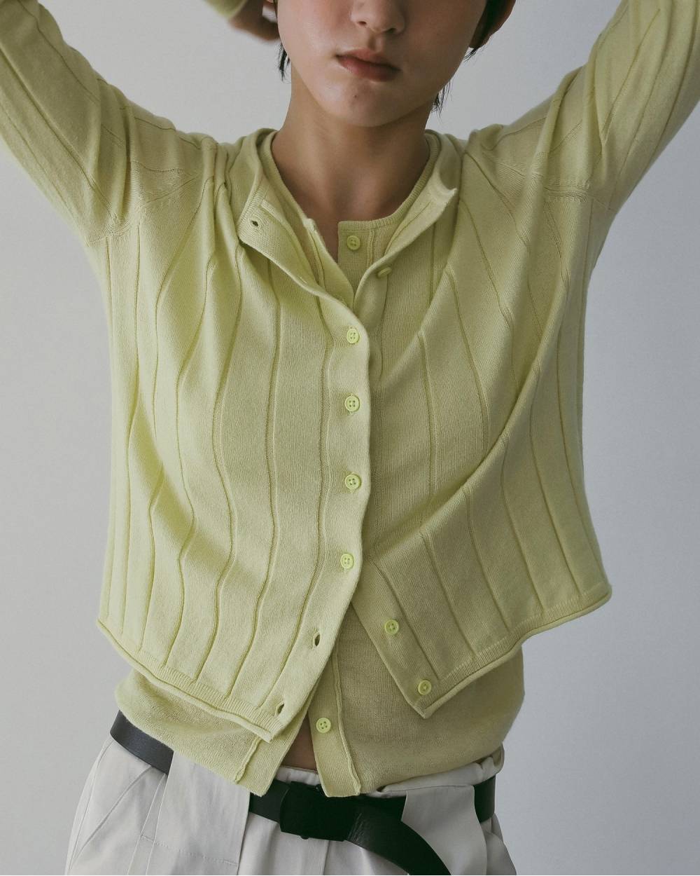 anuke 】Cotton Layered Cardigan | valance 福井｜レディース