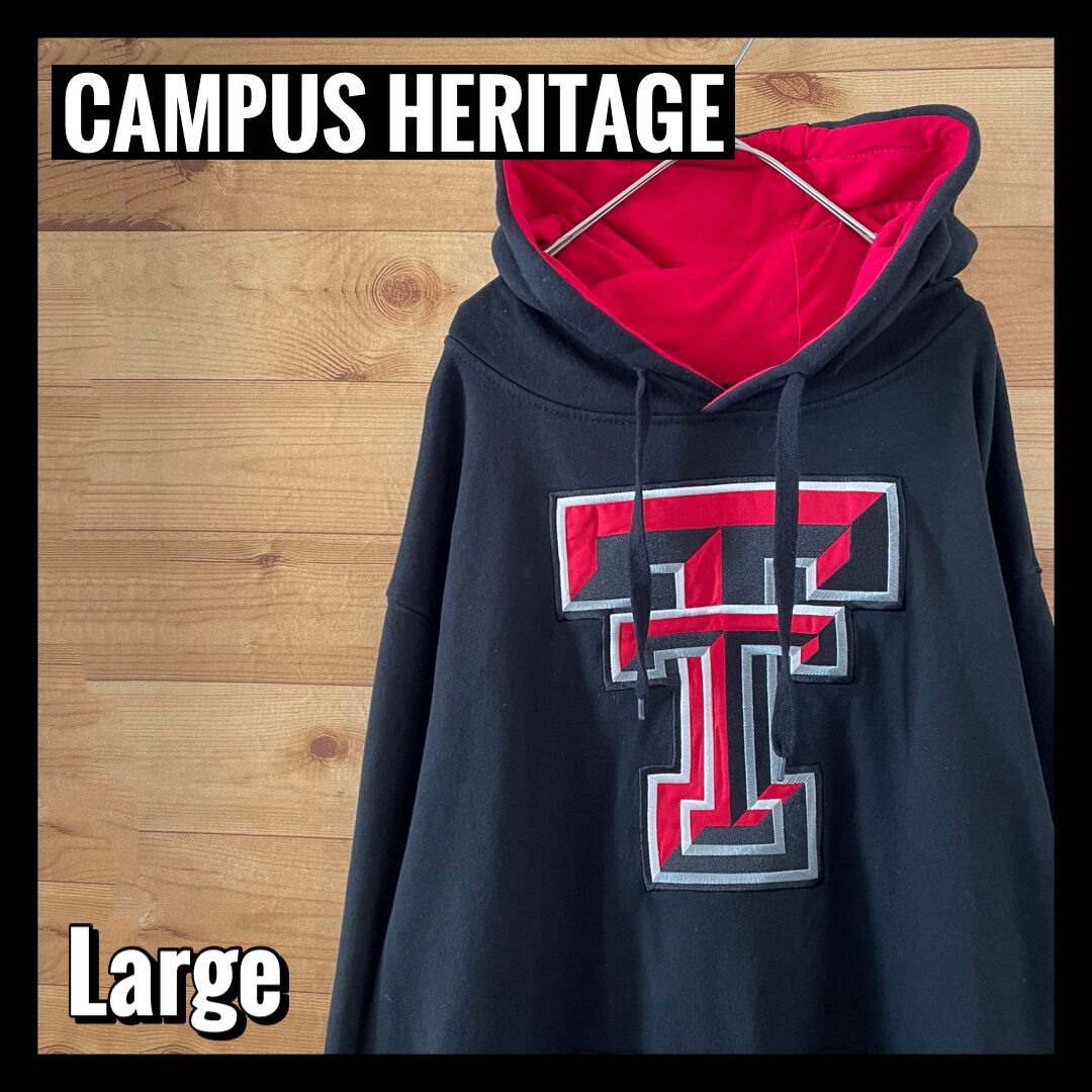 CAMPUS HERITAGE】カレッジロゴ テキサス・テック大学 刺繍ロゴ