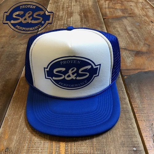 S&S CYCLE ロゴ ロークラウンタイプ メッシュ CAP