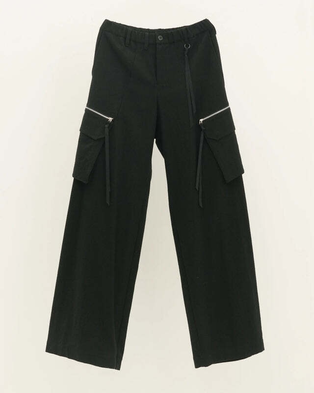 【25AW】Tamme タム / NEP SILK CARGO TROUSES