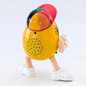 ⚡️SPECIAL LIMITED⚡️☆ DEADSTOCK / VINTAGE early 90'☆【 m&m's ( エムアンドエムズ ) 】Yellow Character Radio with HEADPHONES / イエローキャラクターラジオ / ポータブルラジオ 〚アメリカン雑貨 アメトイ〛