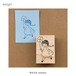 新作予約☆MO1014｜Molinta【举着四叶草 / Holding a Clover】木製スタンプ