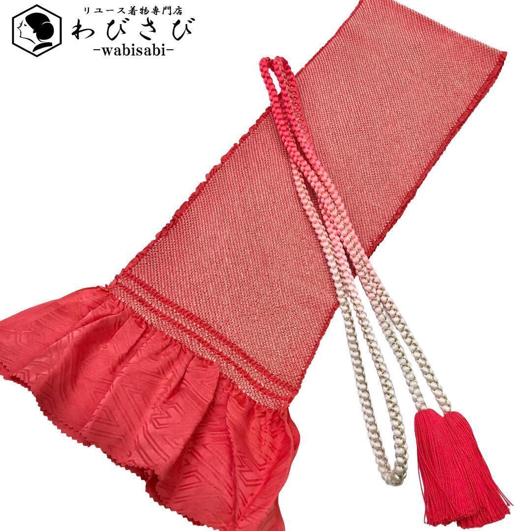 カ*マ様 未使用近い　美品　単衣　正絹　作家　訪問着フルセット　夏帯　帯締　帯揚 000000008063_we69btW.jpg