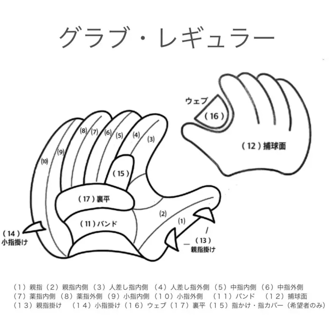 【軟式：内野手用オーダー】KNS-08モデル