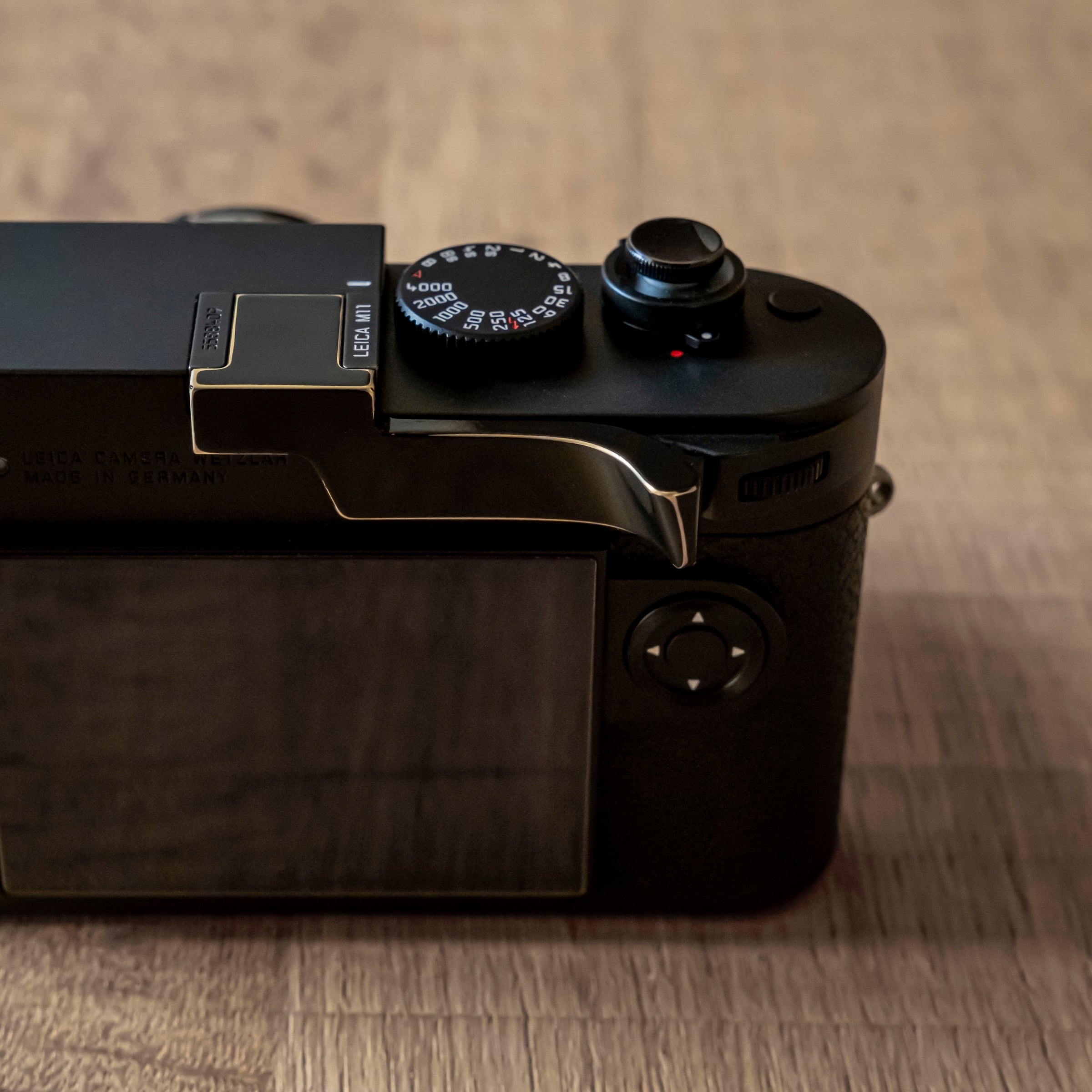 サムレスト M ブラックペイント -Irregular Edition-【 for Leica M10