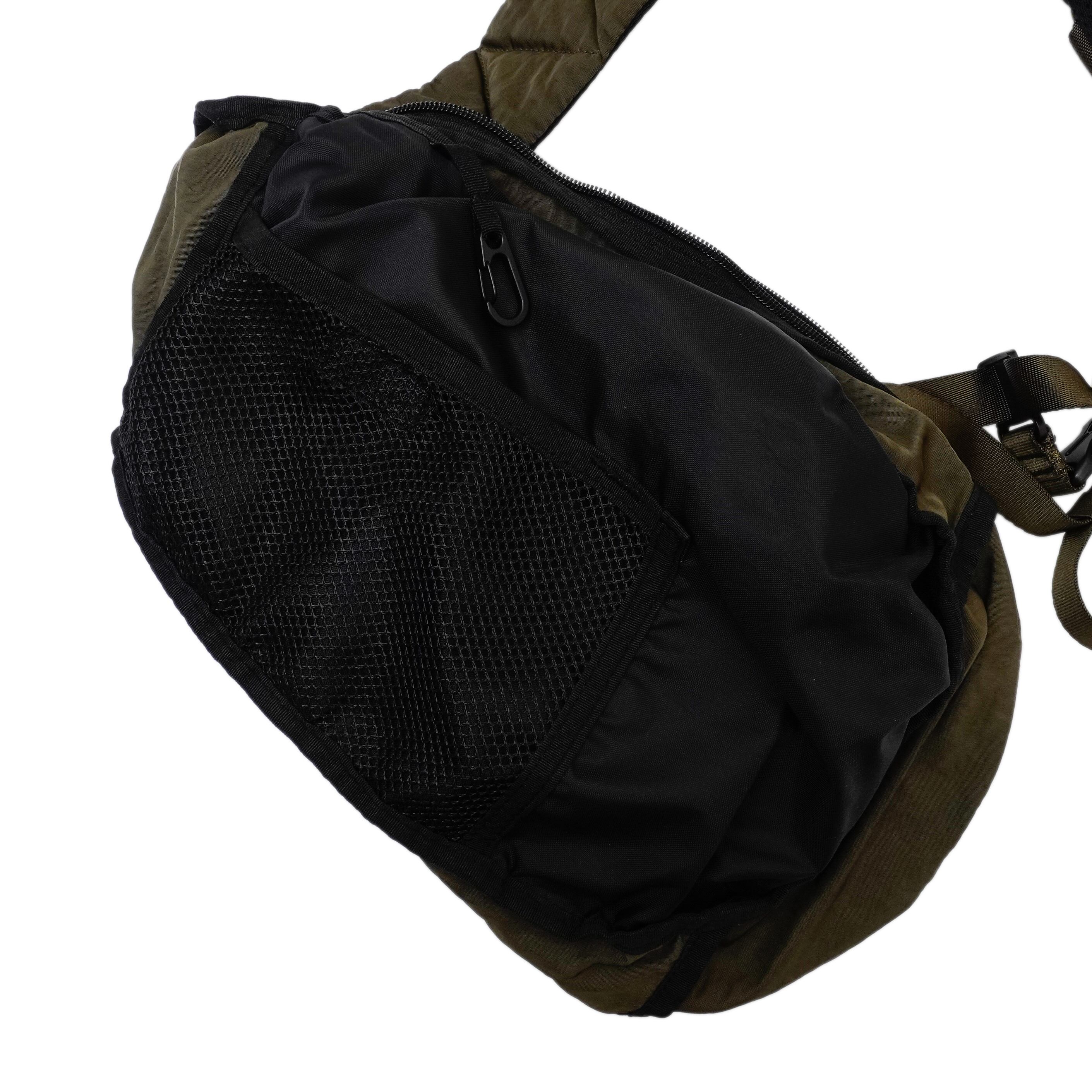 C.P. COMPANY NYLON B CROSSBODY BACKPACK (IVY GREEN) | SO SHOP
