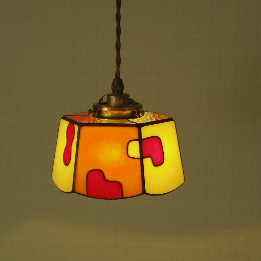 MAXRAY グラスランプ ペンダントライト 赤・黄 全4個まとめセット MAXRAY グラスランプ ペンダントライト 赤・黄 全4個まとめセット