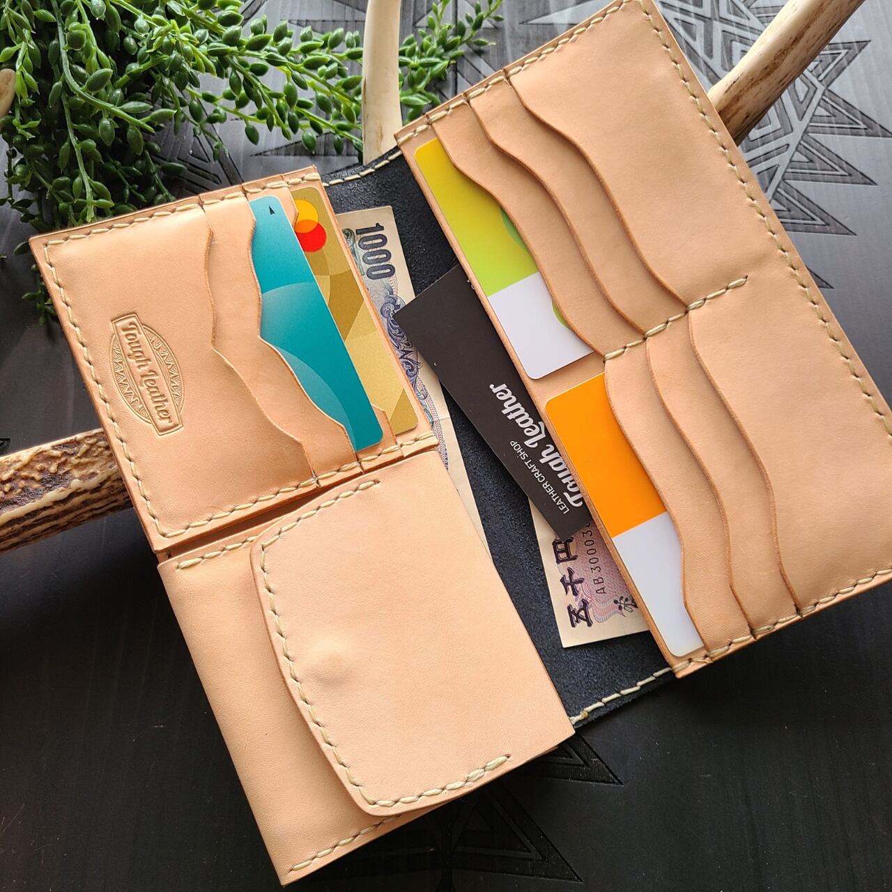 ALWAYS-B(オールウェイズB) ロングウォレット/ブラック/本革長財布