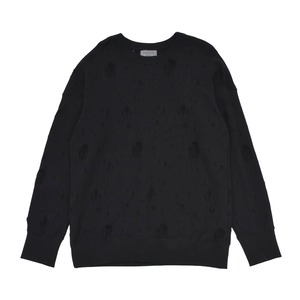 【Yohji Yamamoto】ダメージクルーネック