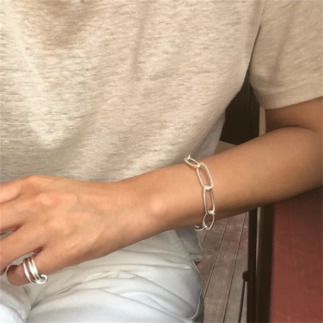 s925  simple bracelet (B41)