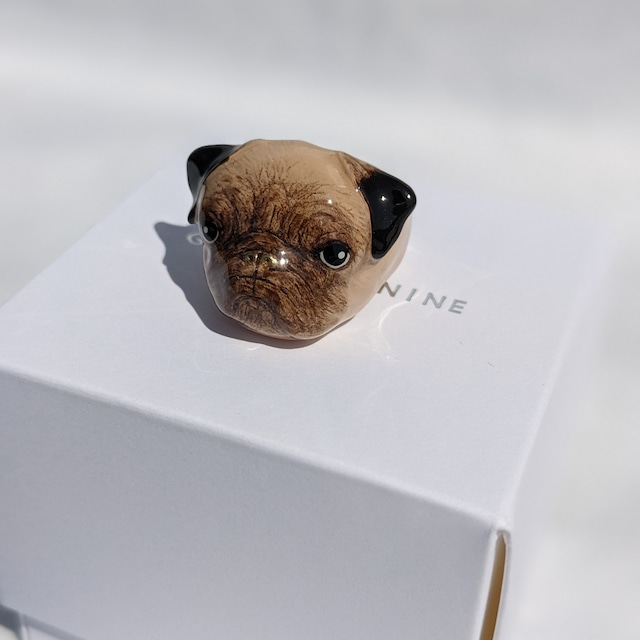 【goodafternine】　Pug ring