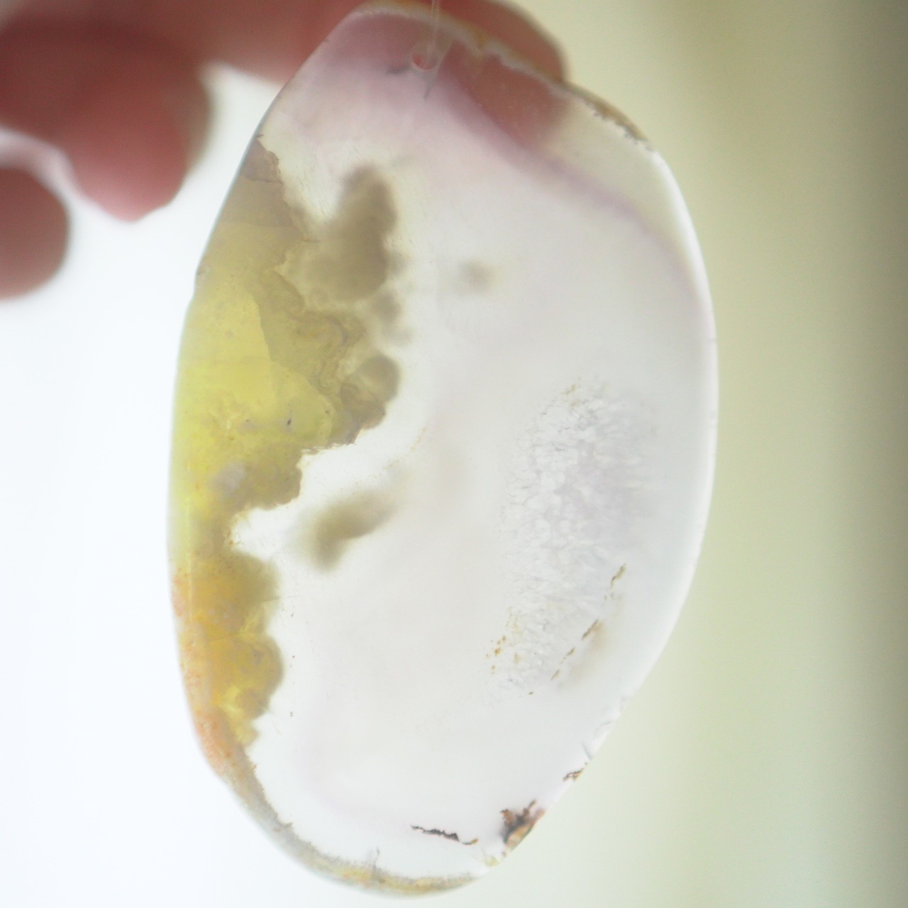 Marine Blue 07 - アゲートヒーリングチャイム / Agate Sun Catcher Wind Chime 985