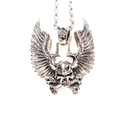 THIRTEENDESIGNS サーティーンデザインズ　GULL WING SKULL PENDANT