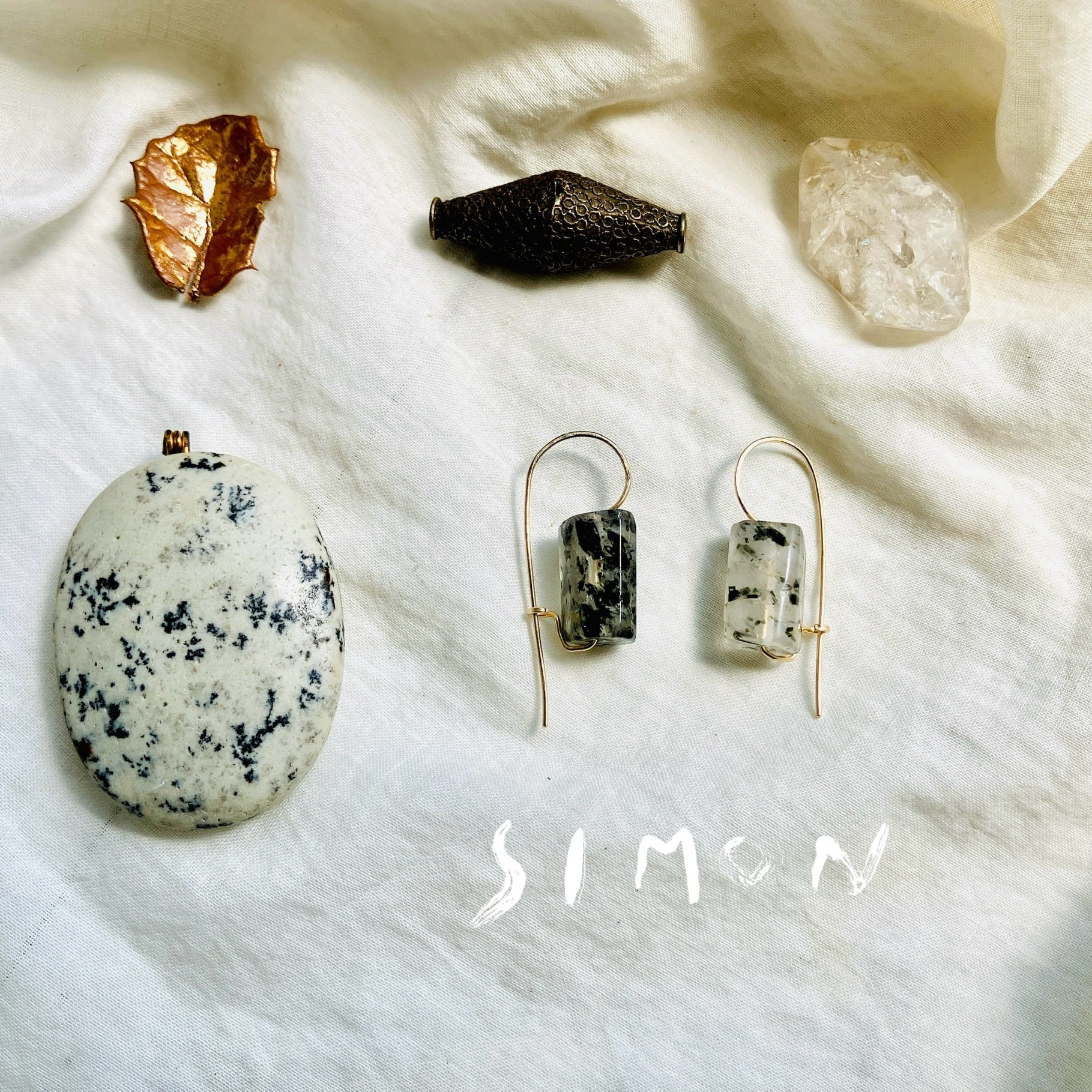 Inorganic 無機質 K14gf キドニーフックピアス | simon